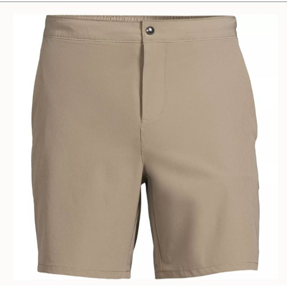 Lands' End Men's XXL 2x 2xl Lined 7" Hybrid Swim Shorts Trunks swimsuit new $69